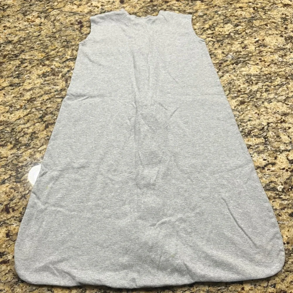 Halo SleepSack 2 Pack Gray Stripe Elephant Solid Gray Large 12-18 Months Cotton